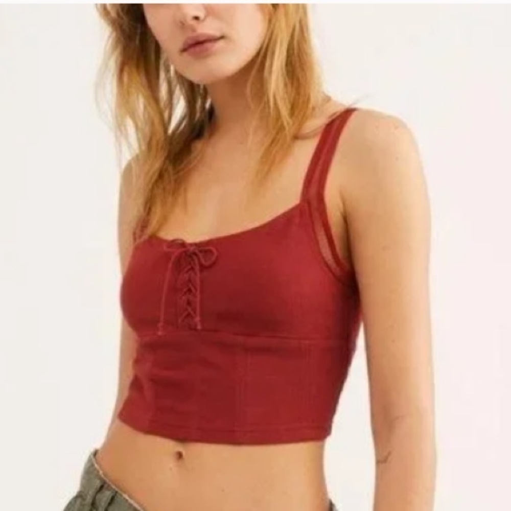 Free People She’s Fancy Brami Redstone New Medium